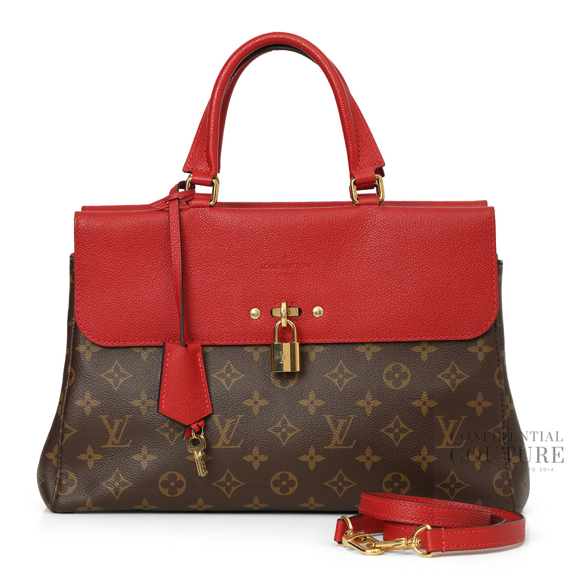 Cerise Monogram Canvas Venus Bag