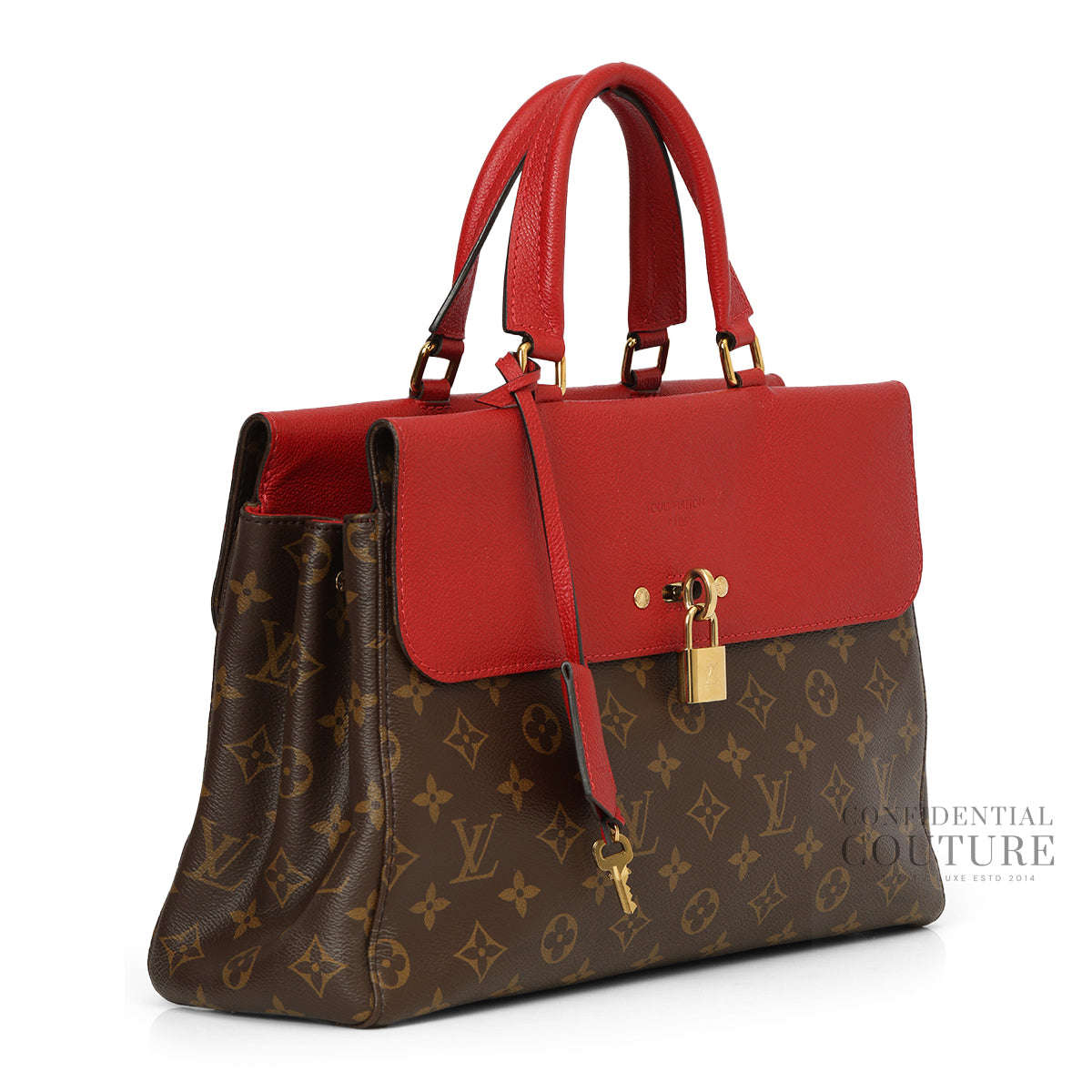 Cerise Monogram Canvas Venus Bag