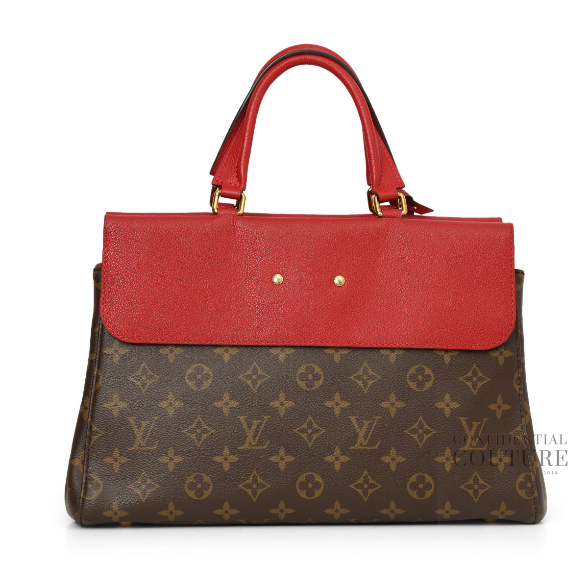 Cerise Monogram Canvas Venus Bag