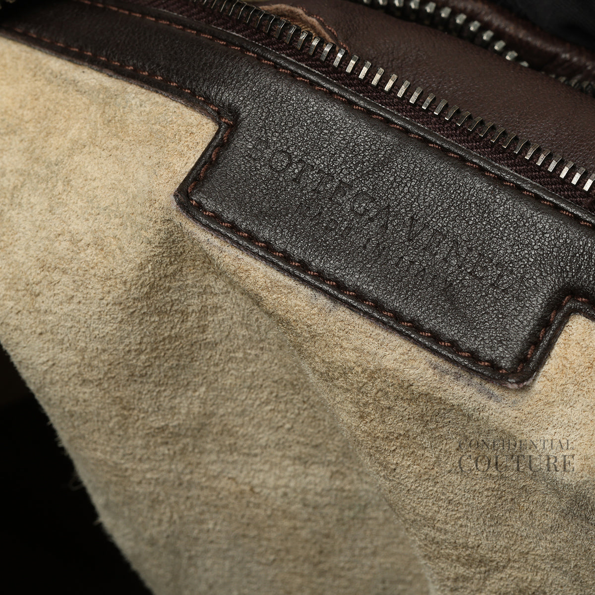Brown Intreciatto Large hobo Bag