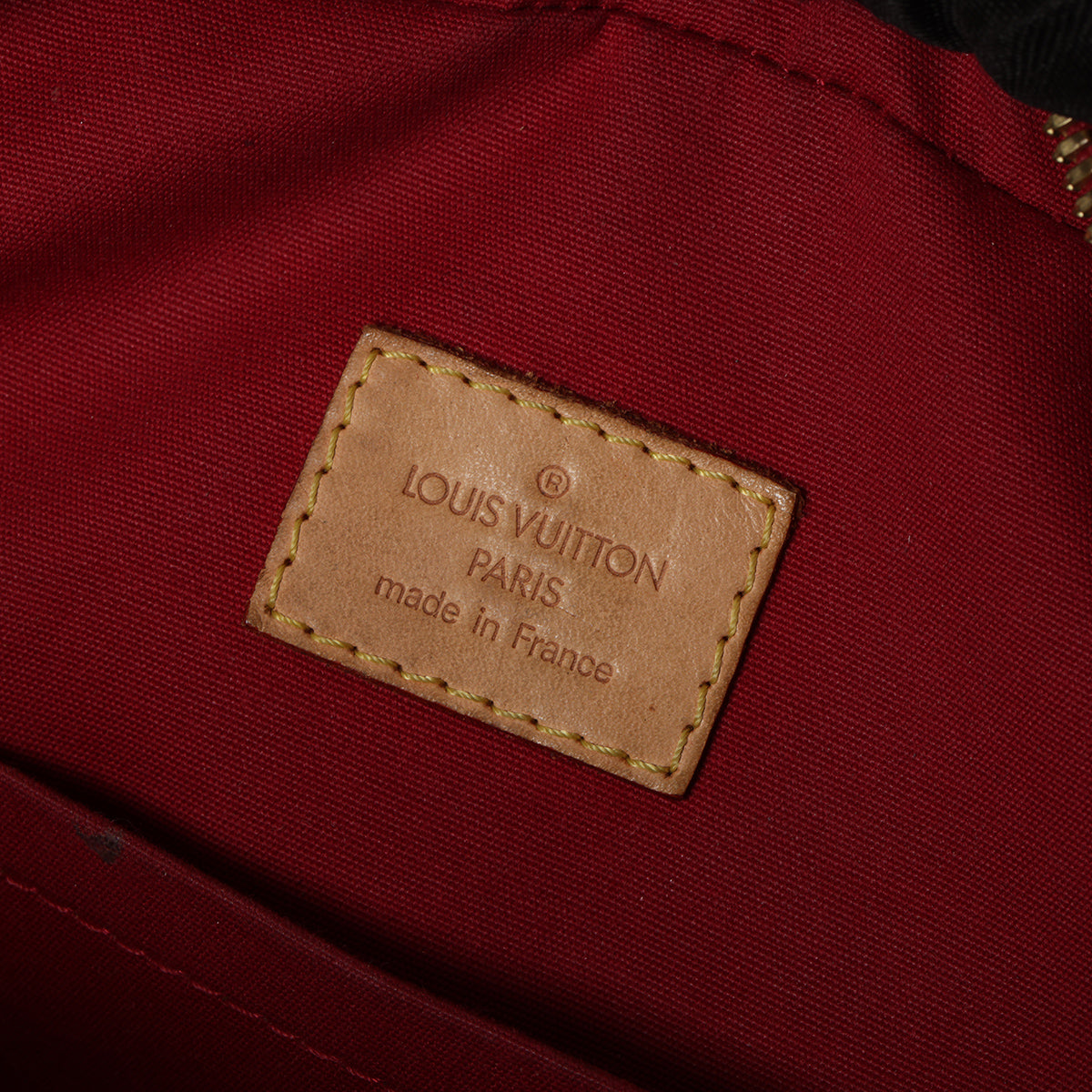 Summit Drive Red Patent Leather Monogram Vernis Handbag