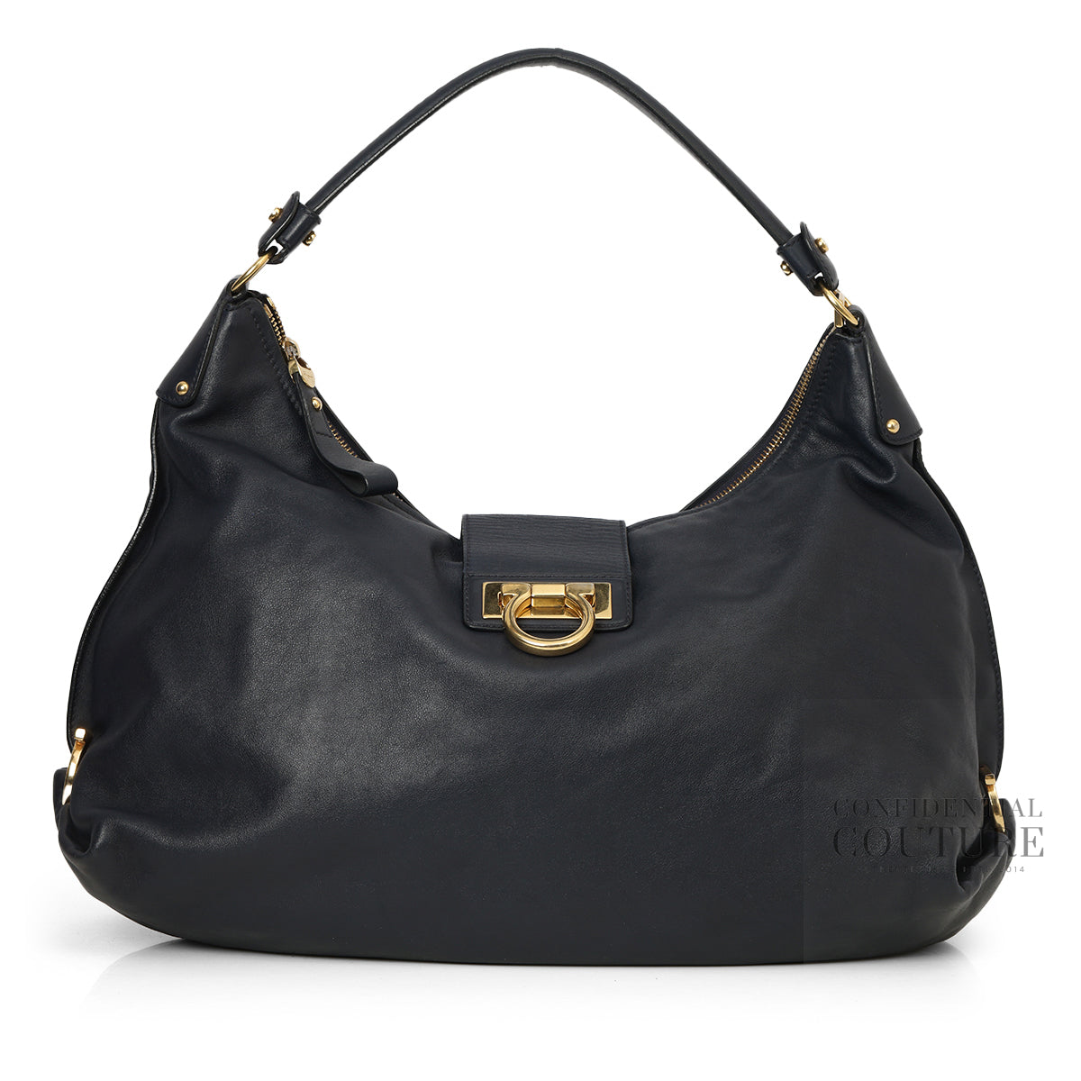 Navy Large Fanisa Hobo Bag
