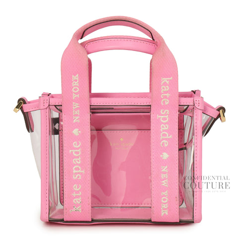 New York Surf Pink Kip Clear Mini Tote
