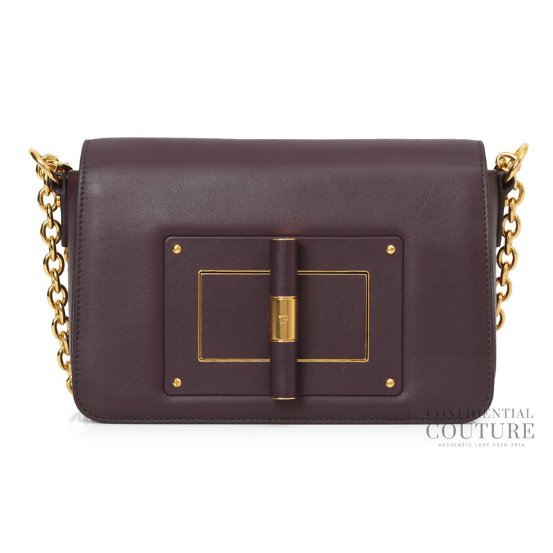 Tom Ford Eggplant Natalia Medium Shoulder bag