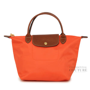 Le Pliage Original S Orange Handbag