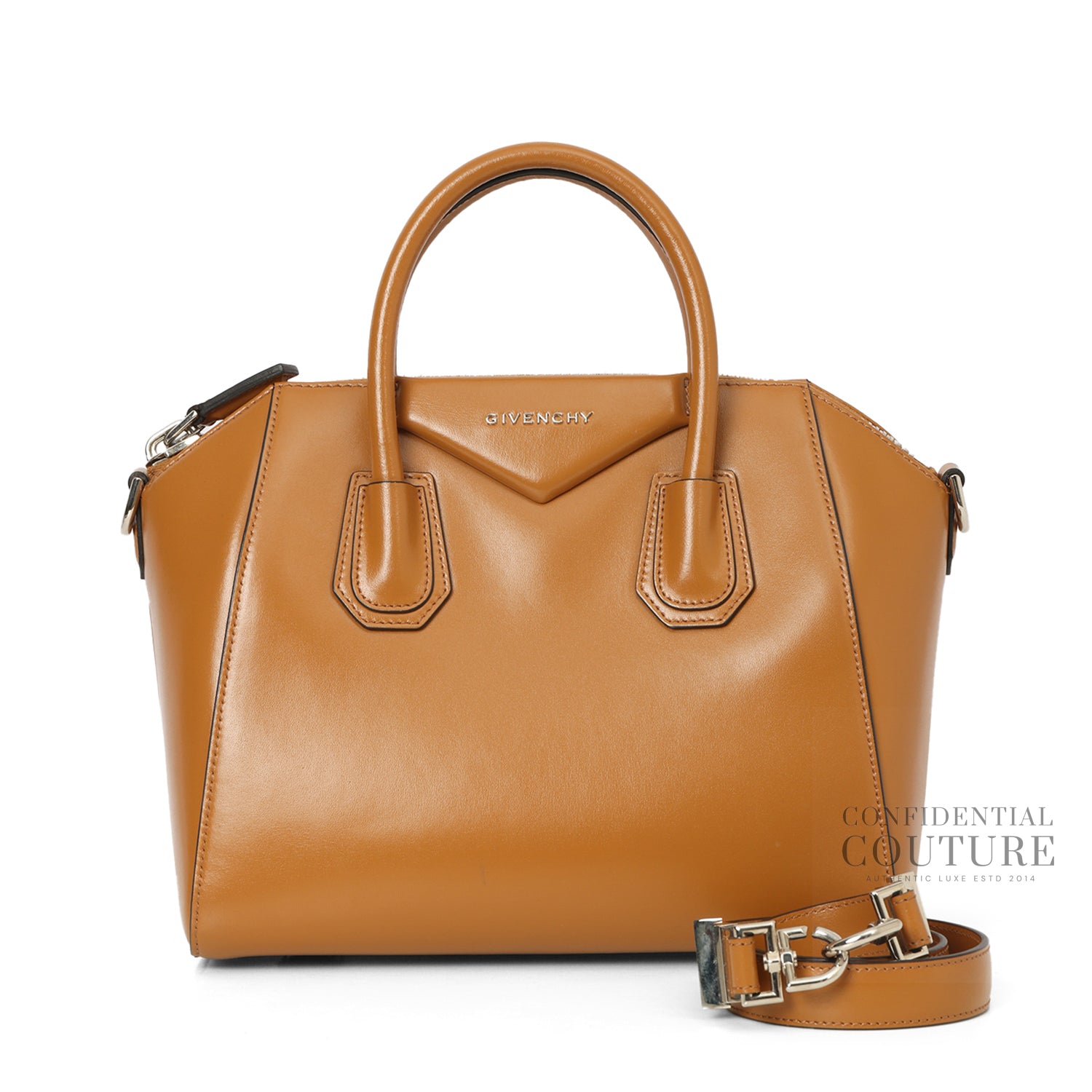 Small Caramel Antigona Bag
