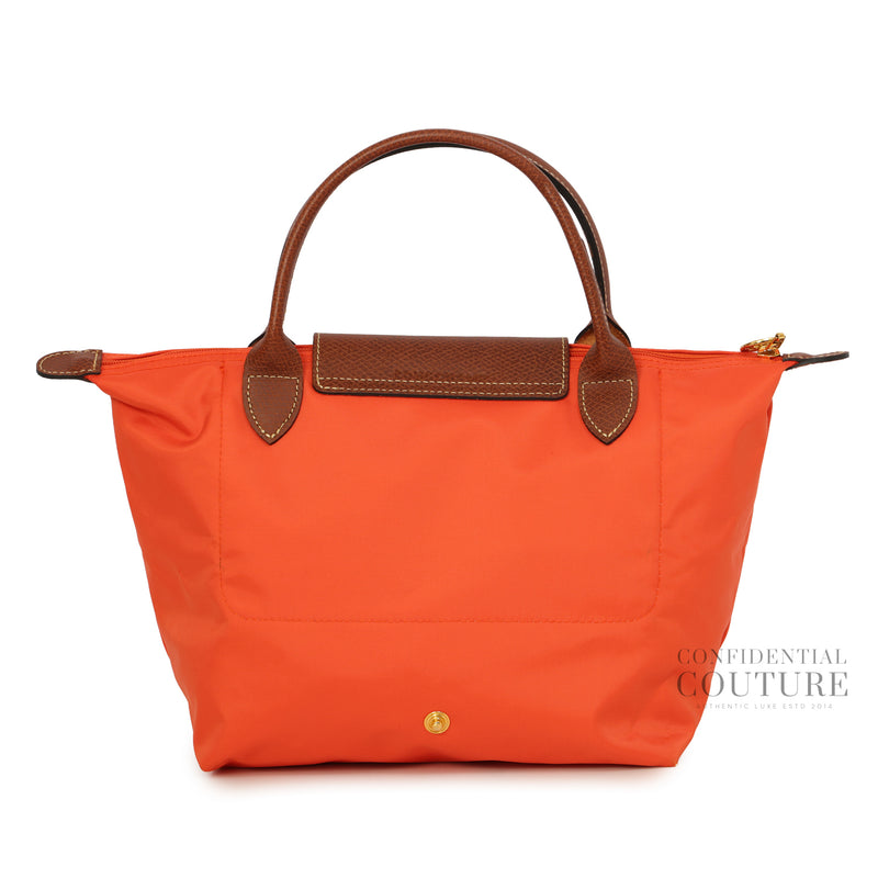 Le Pliage Original S Orange Handbag