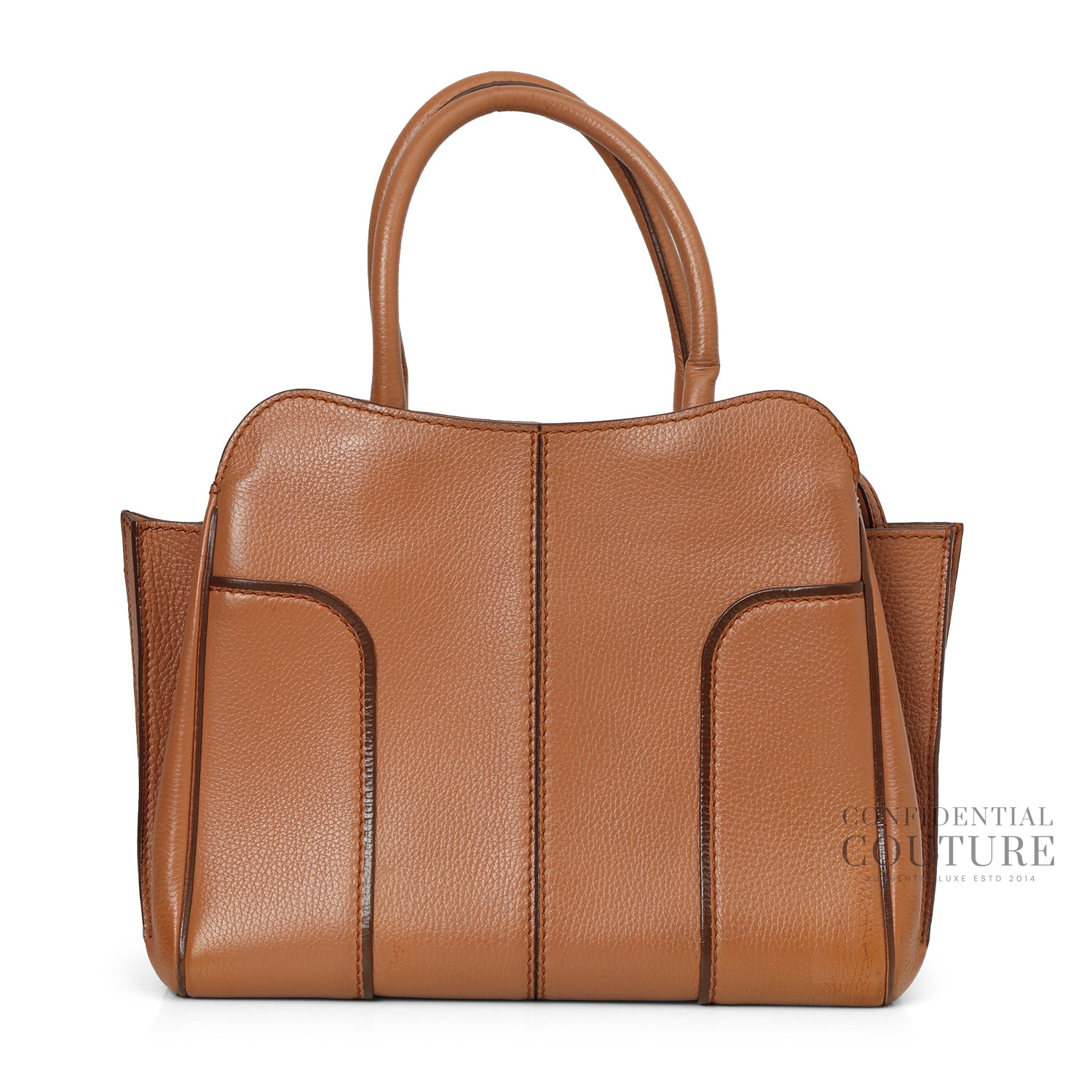 Brown Leather Medium Sella Bag