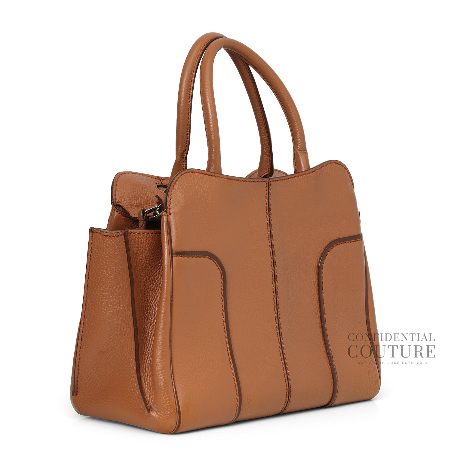 Brown Leather Medium Sella Bag