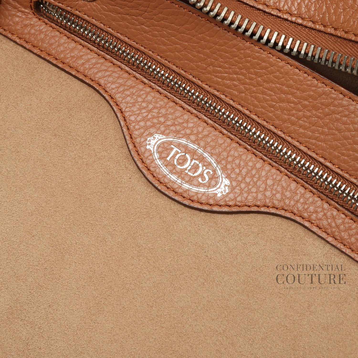 Brown Leather Medium Sella Bag