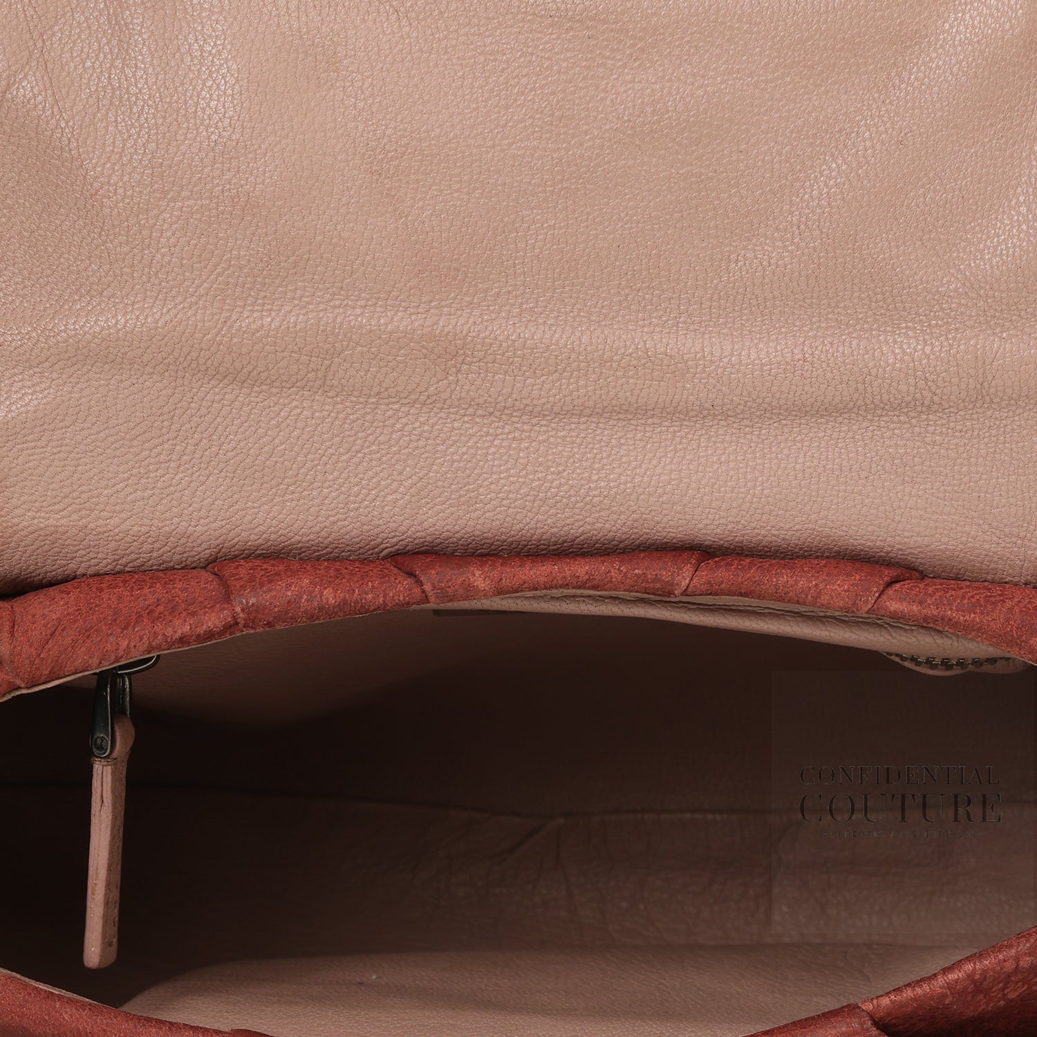 Coccodrillo-Trimmed Antic Skipper Shoulder Bag