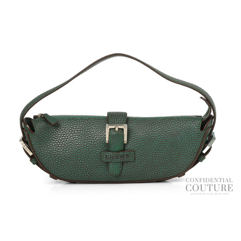 Vintage Green Textured Bag