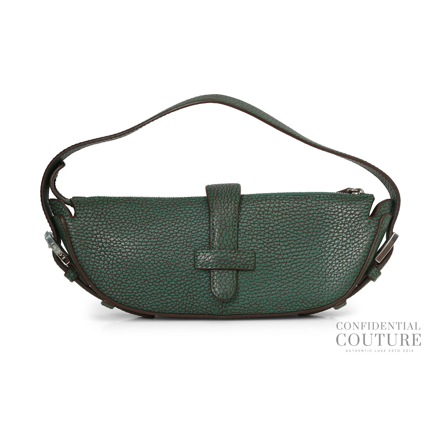 Vintage Green Textured Bag