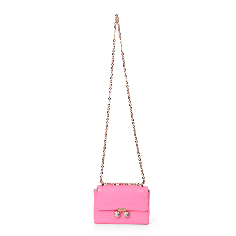 Baker Adoni Crystal Bobble Pink Crossbody