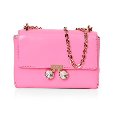 Baker Adoni Crystal Bobble Pink Crossbody