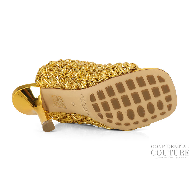 Pre-loved Bottega Veneta Gold BV Board  EU 36 | UK 3 | US 6