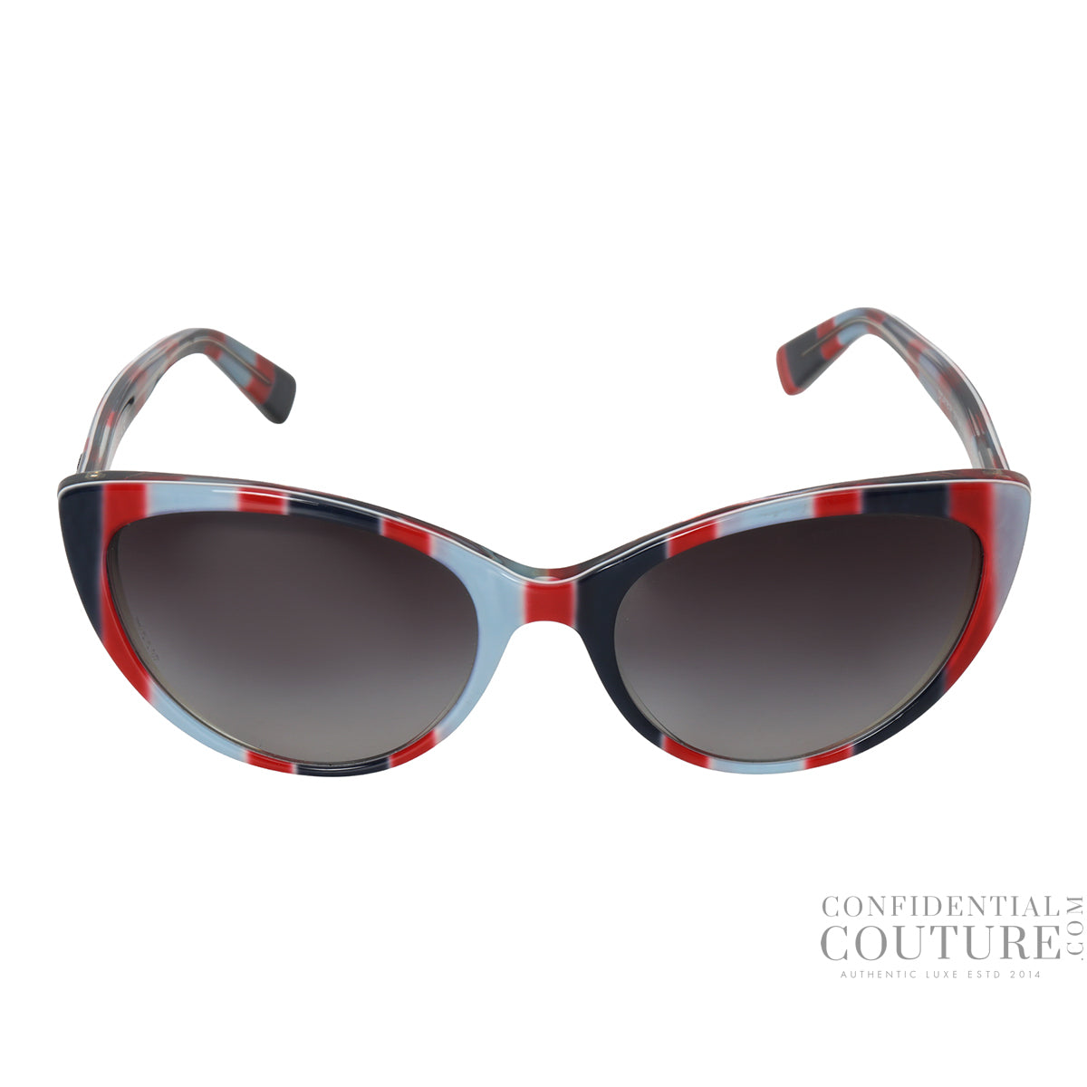 Acetate Multi Stripe Sunglasses