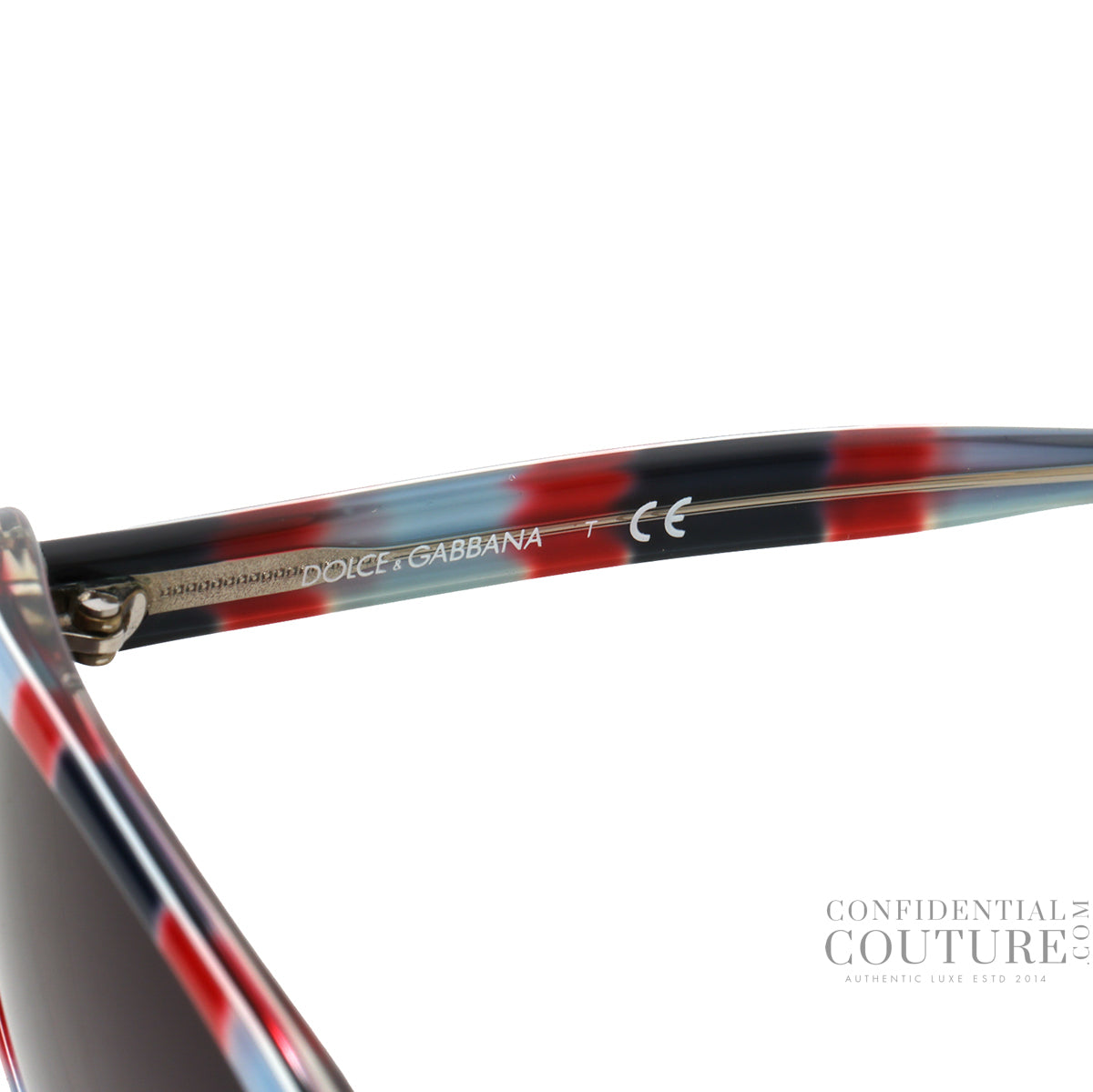 Acetate Multi Stripe Sunglasses