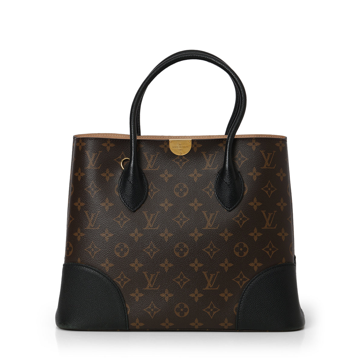 Black Monogram Canvas Flandrin Tote Bag