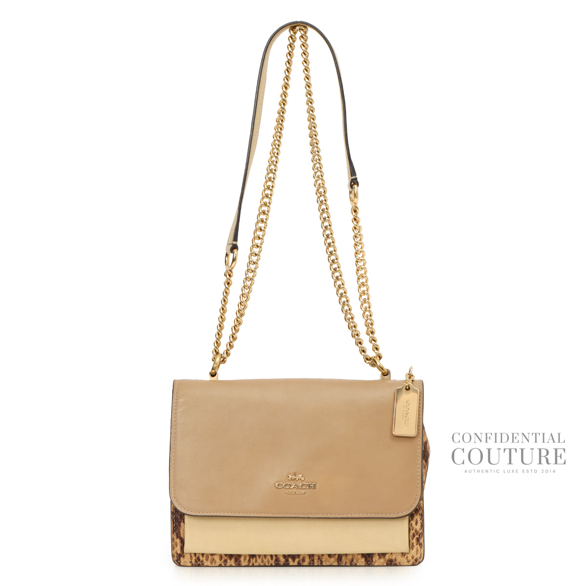 Beige/Brown Klare Medium Crossbody Bag
