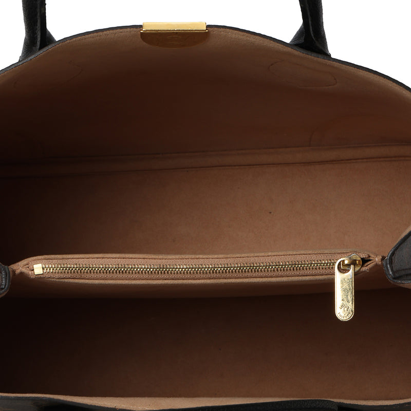 Black Monogram Canvas Flandrin Tote Bag