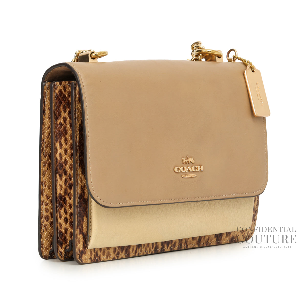Beige/Brown Klare Medium Crossbody Bag
