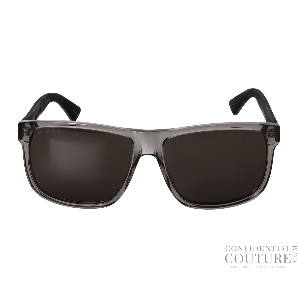 Grey Acetate GG 0010S 004 58 Sunglasses