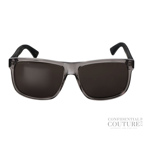 Grey Acetate GG 0010S 004 58 Sunglasses