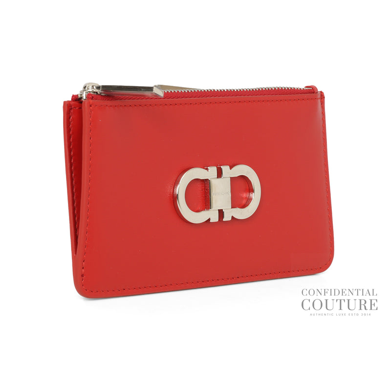 Pre loved salvatore ferragamo red card holder price