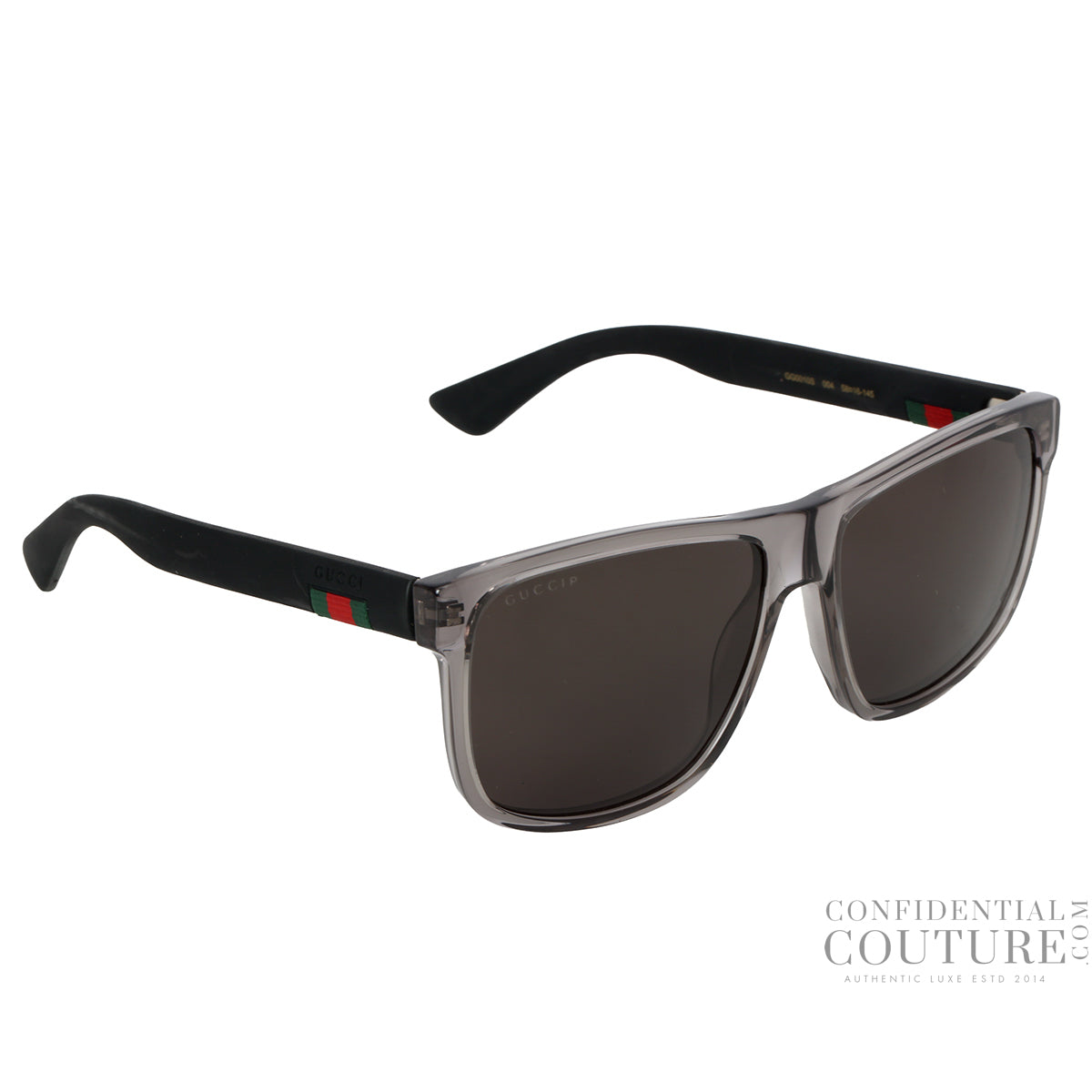 Grey Acetate GG 0010S 004 58 Sunglasses