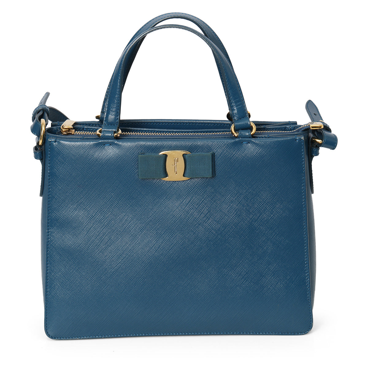 Vara Tracy Blue Tote Bag