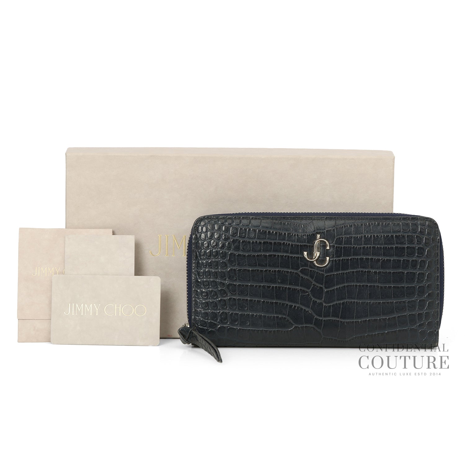 Palace Croc-Embossed Wallet