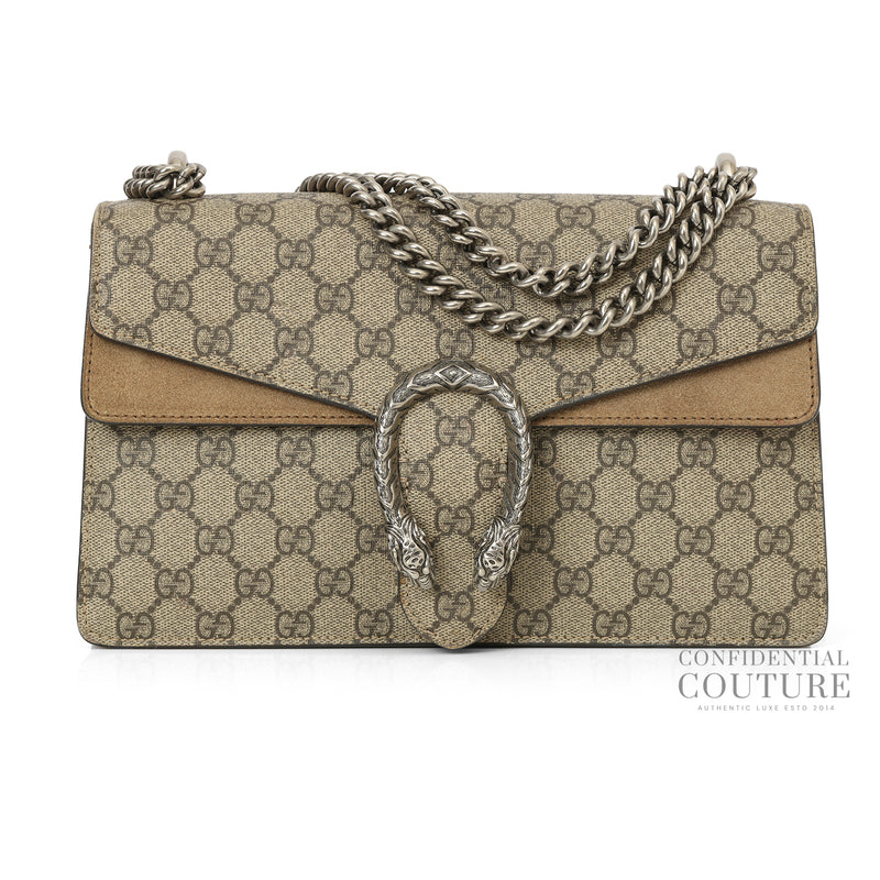 Pre-loved Gucci Dionysus GG Canvas medium shoulder bag