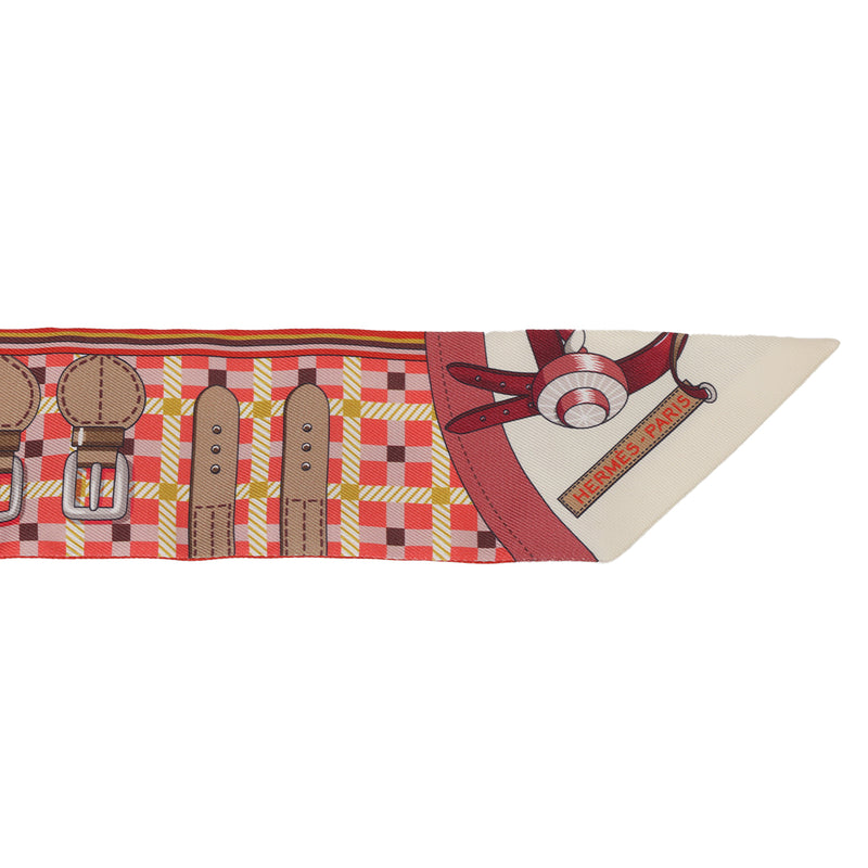 Pre-loved Hermes Twilly 100% Silk Les Voitures Nouvelles