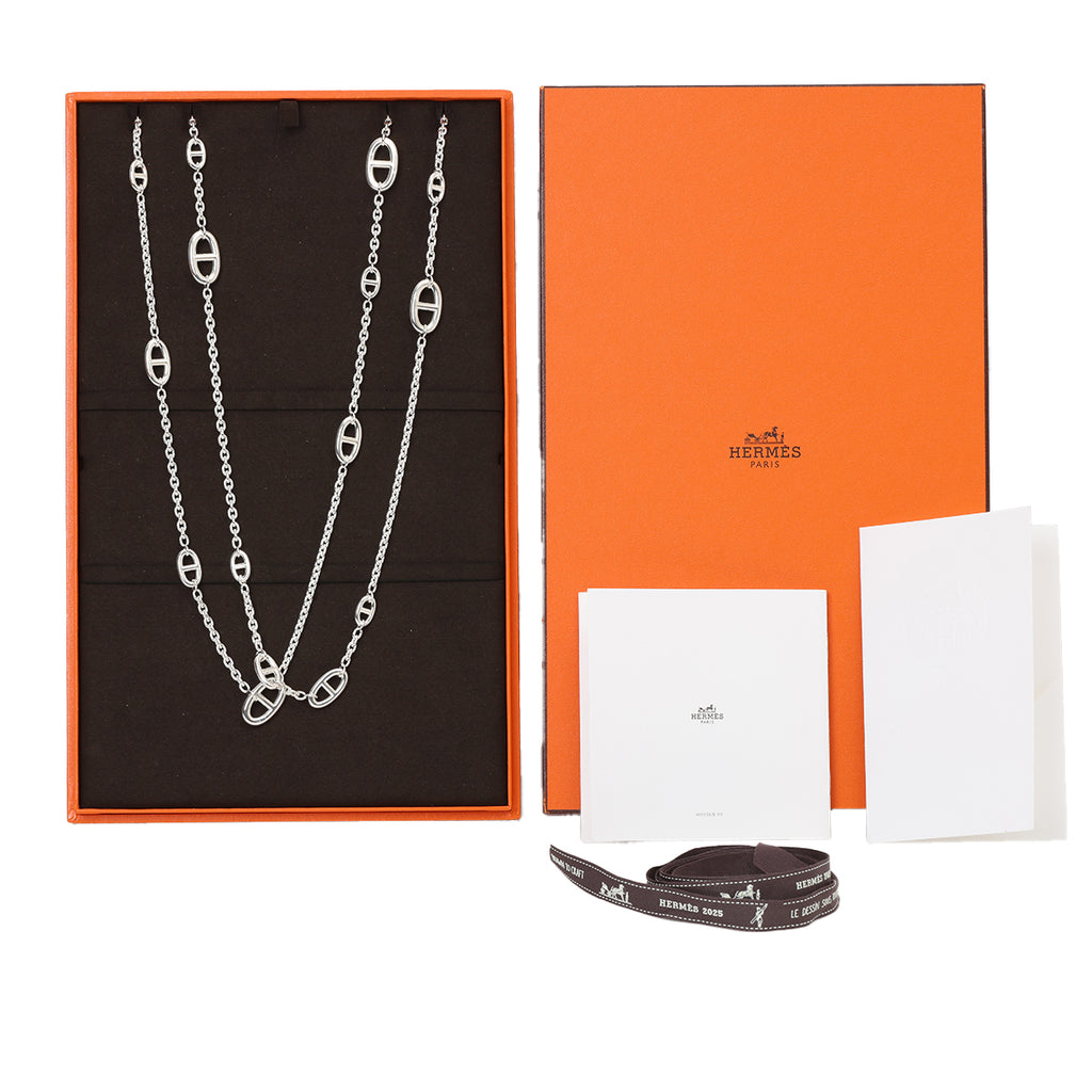 SHOP PRE LOVED Hermes Long Farandole Necklace 160 cm – 100