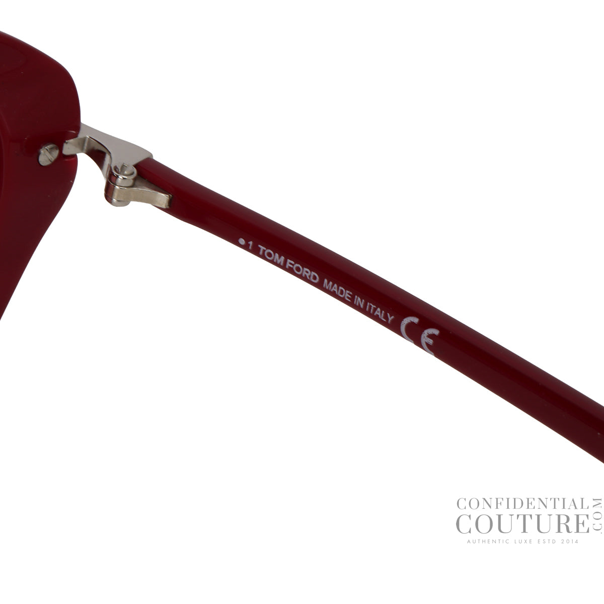 Leigh Maroon Women Acetate Cat-Eye Sunglasses