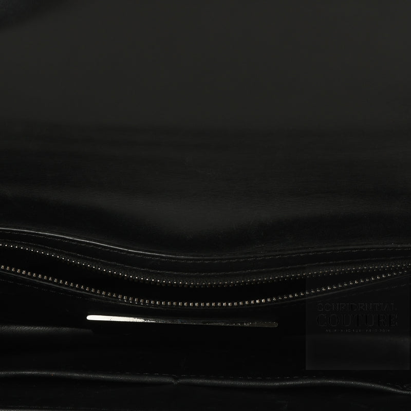 Women valentino black leather glam lock medium flap bag sale