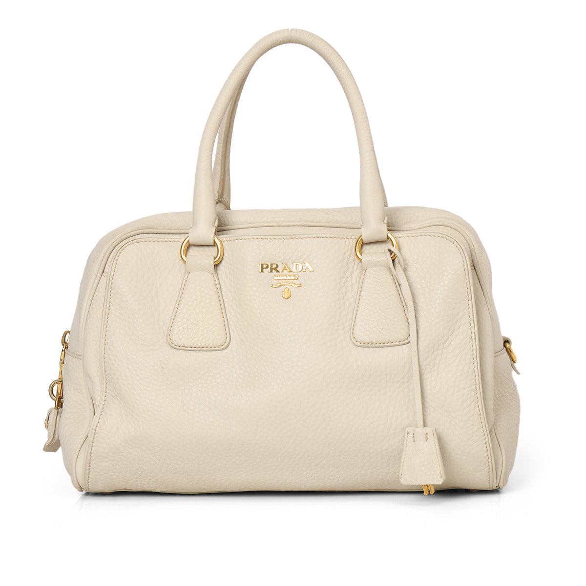 Vitello Daino Talco leather Bauletto bag BL0804