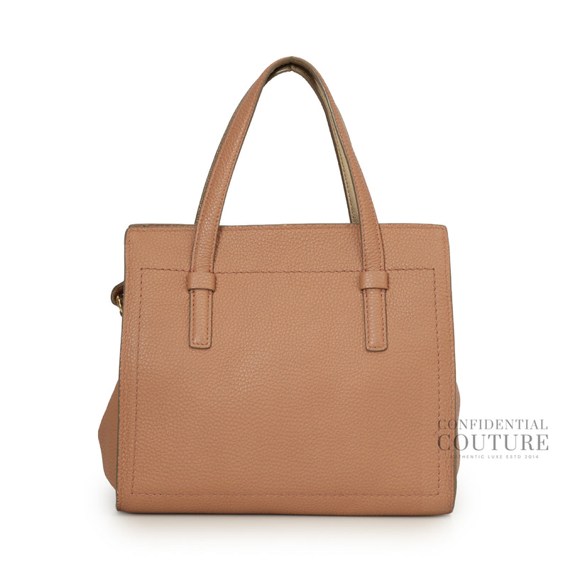 Women Salvatore Ferragamo Coral Sand Amy Small Tote Bag