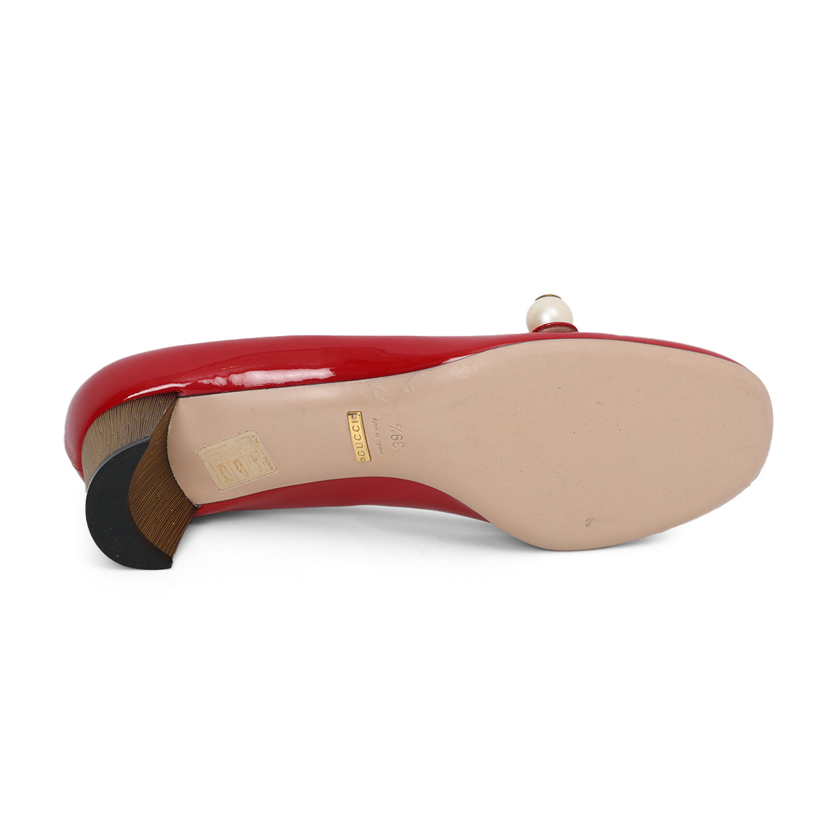 Red Arielle Mary Jane Pumps- 39.5