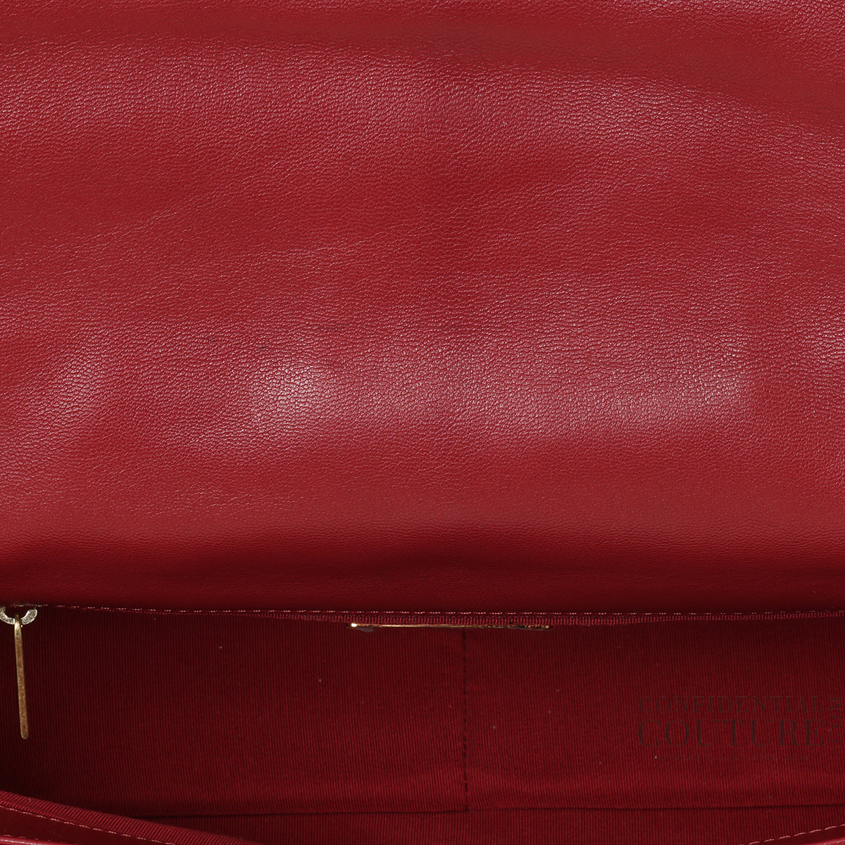 19 Red Shiny Lambskin, Gold & Silver Tone
