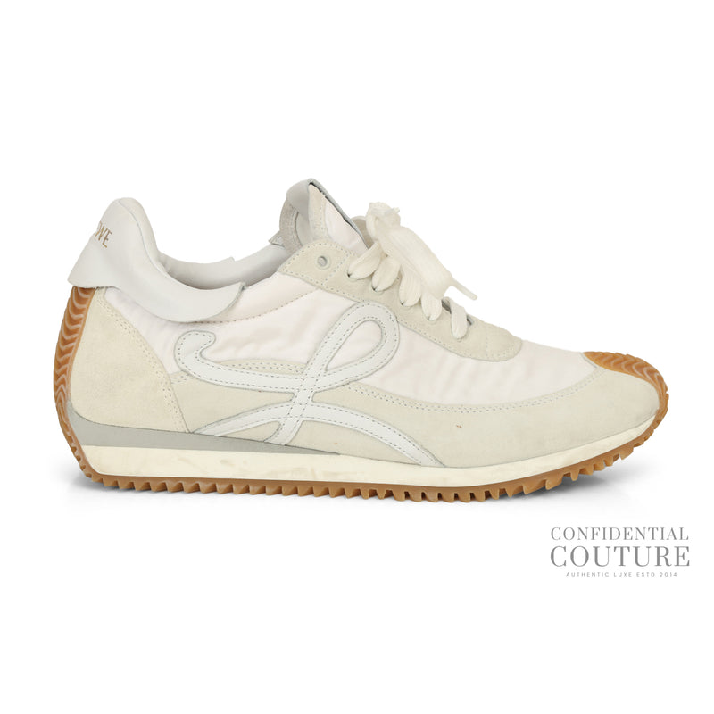 Loewe White Flow Runnerin Nylon and Suede EU 39 | UK 5.5 | US 6