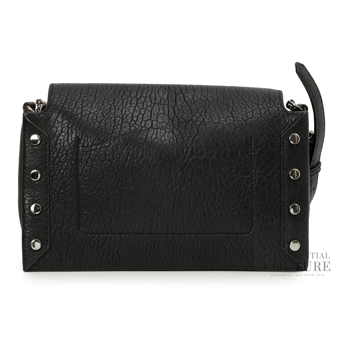 Lockett Black Leather Shoulder Bag