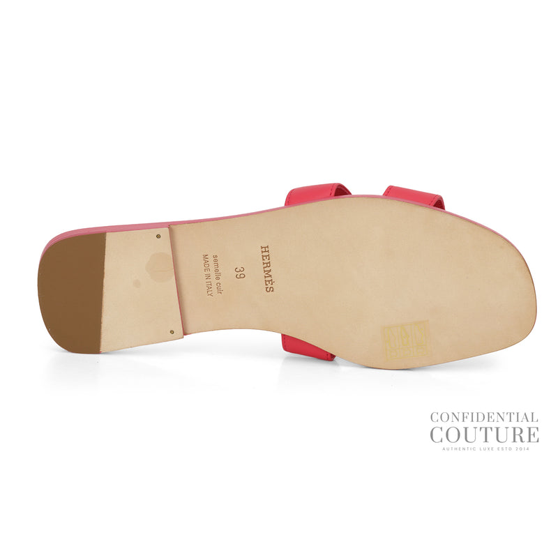 Women Hermes Fuchsia Oran Sandal
