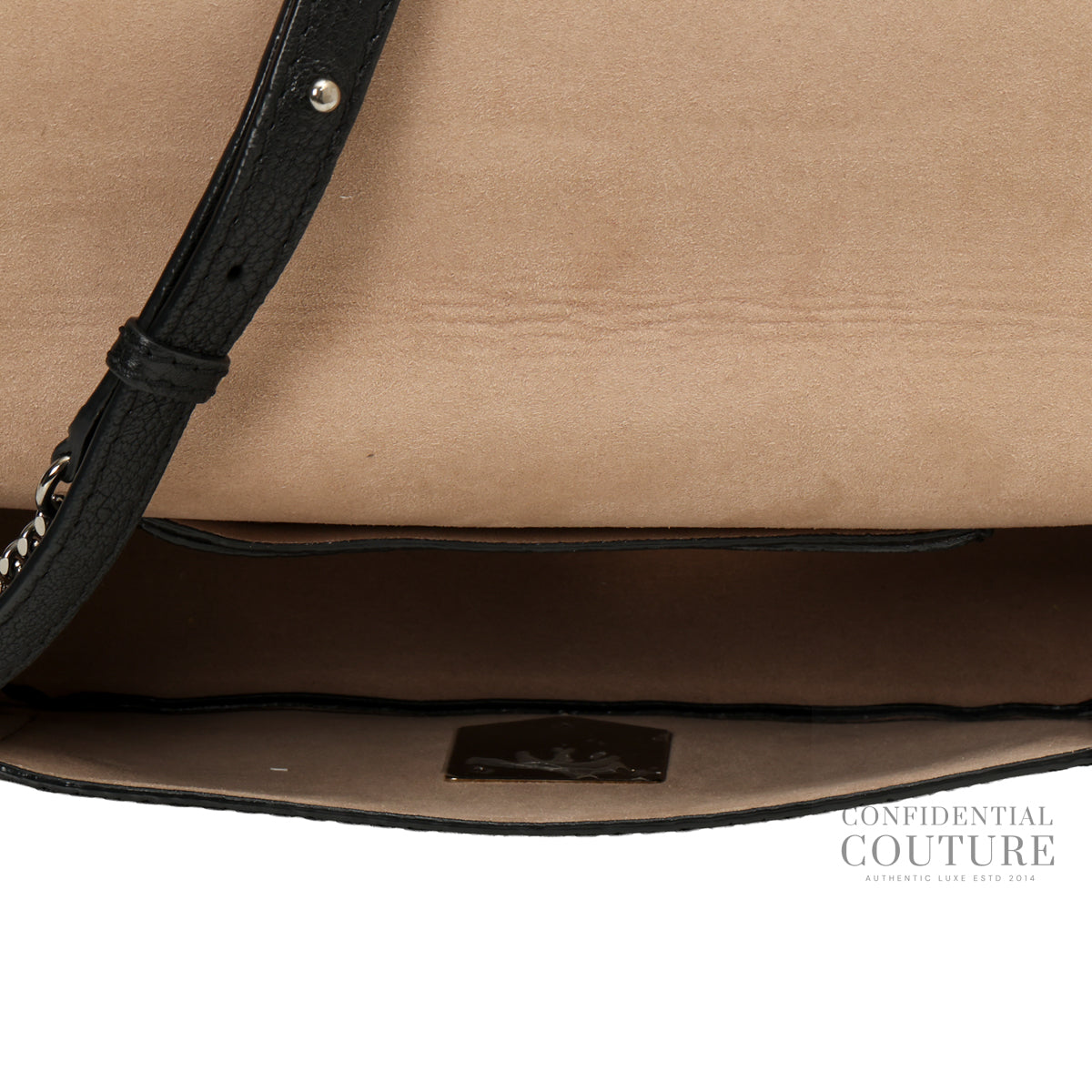 Lockett Black Leather Shoulder Bag