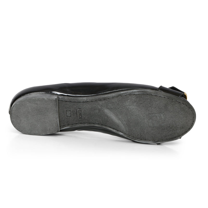 Black Vernier Ballerinas EU 39 | UK 6 | US 8.5