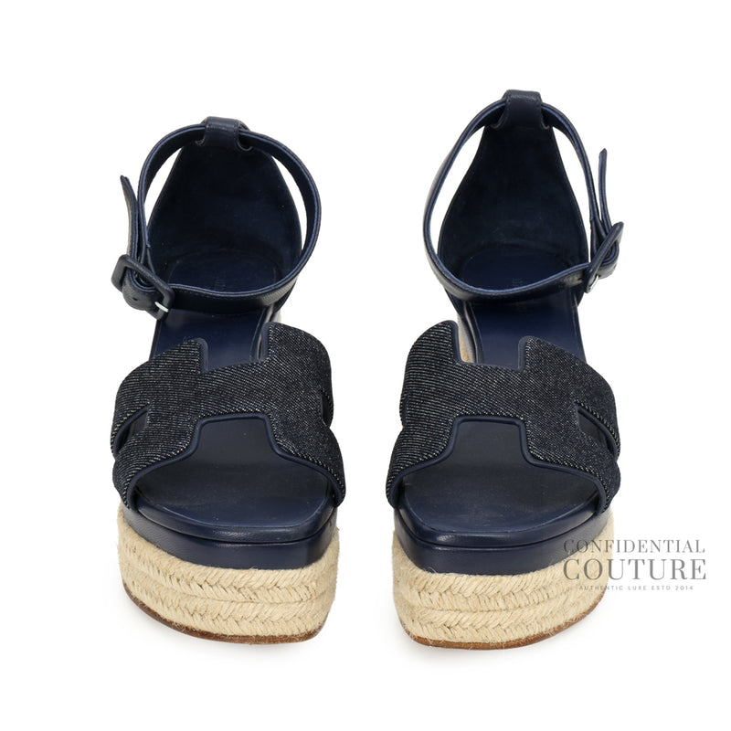 Elda Bleu Brut / Bleu Obscur Espadrilles | EU 39