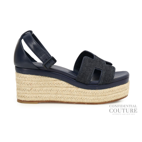 Elda Bleu Brut / Bleu Obscur Espadrilles | EU 39