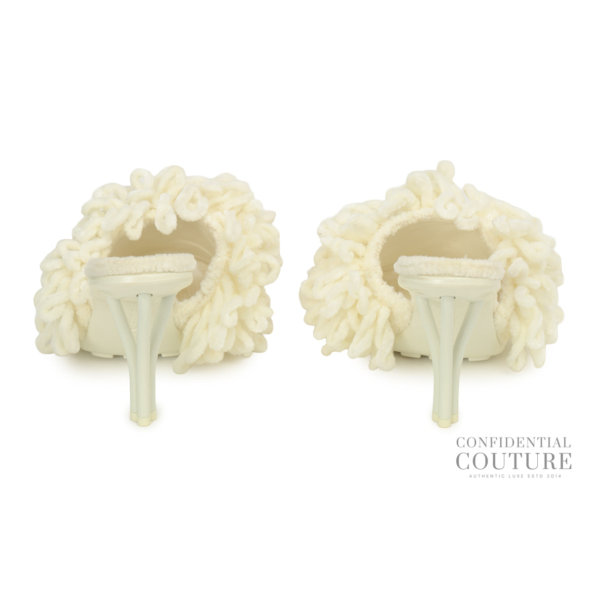 Pose Sandal Dread Chenille White Sandals | EU 37.5 | US 7.5 | UK 4.5
