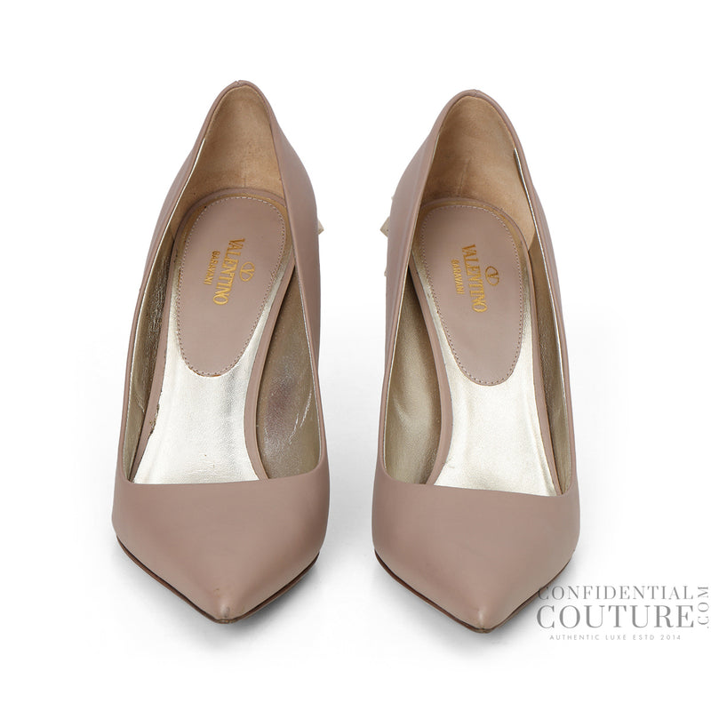 Nude Rose Jaw Rockstud Pumps EU 37.5 | US 7.5 | UK 4.5